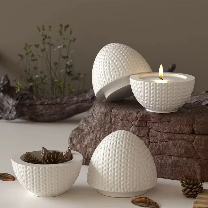 Candle Making Yarn - ZDQ03 DIY Knitting Yarn Egg Shaped