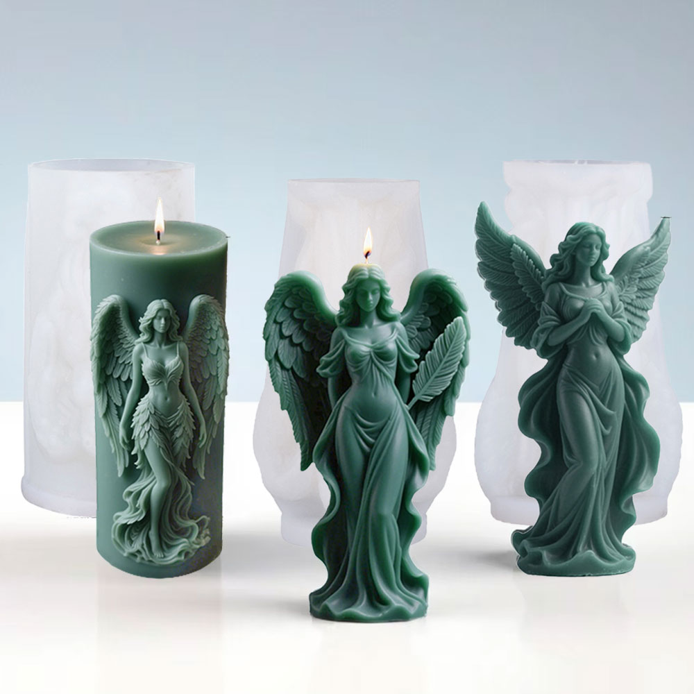 Candle Making Tips - Wings Goddess Scented Silicone Candle Mould