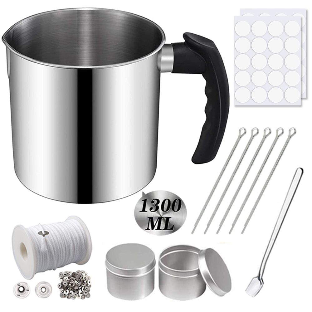 Candle Making Kit For Kids - 1.3L Complete Candle Making Kit Stainless