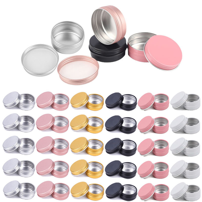 Tin Container Lid - 10Pcs 5g 10g 15g 20g 30g