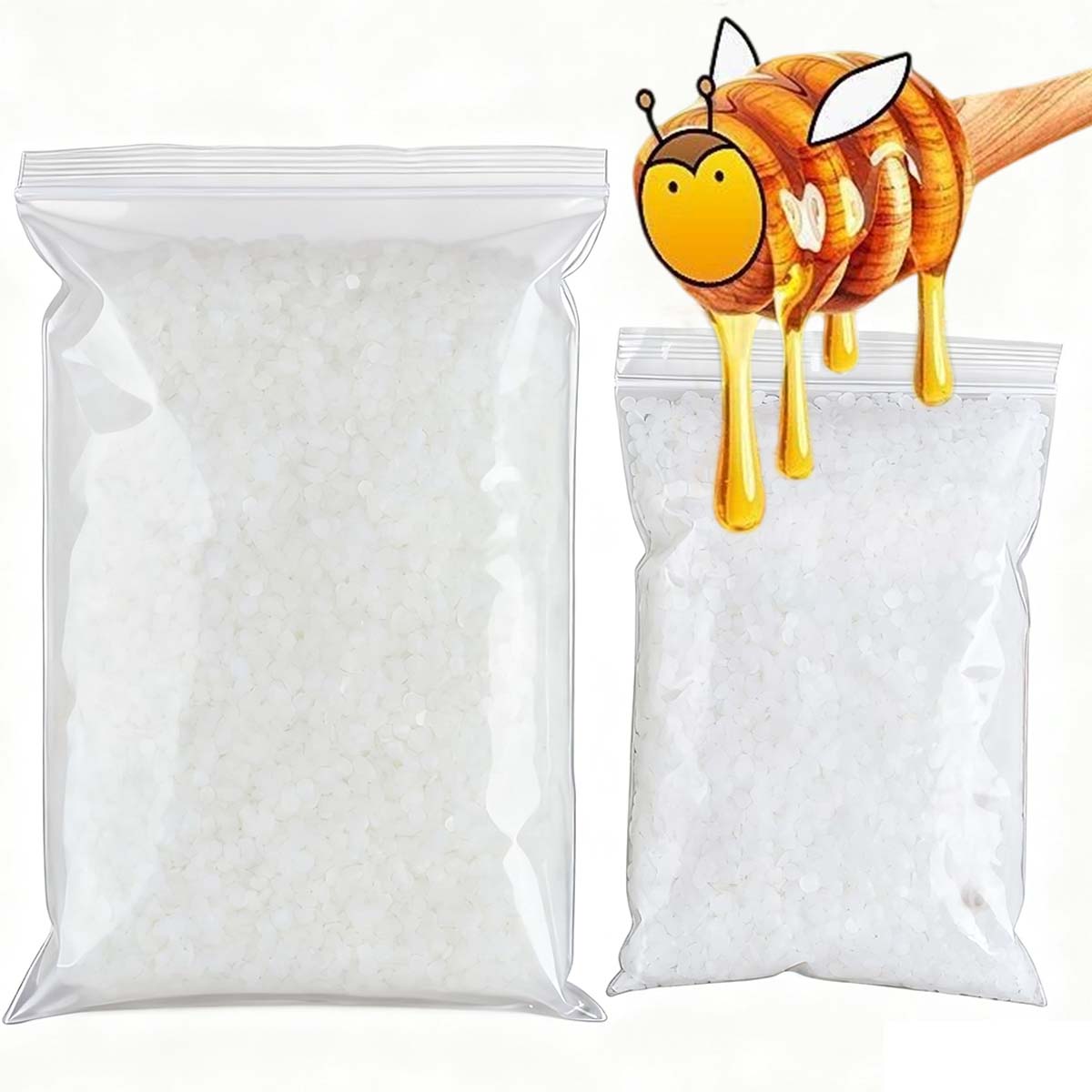 Candle Making Tips - 200g-1000g White Beeswax Pure Natural Granular