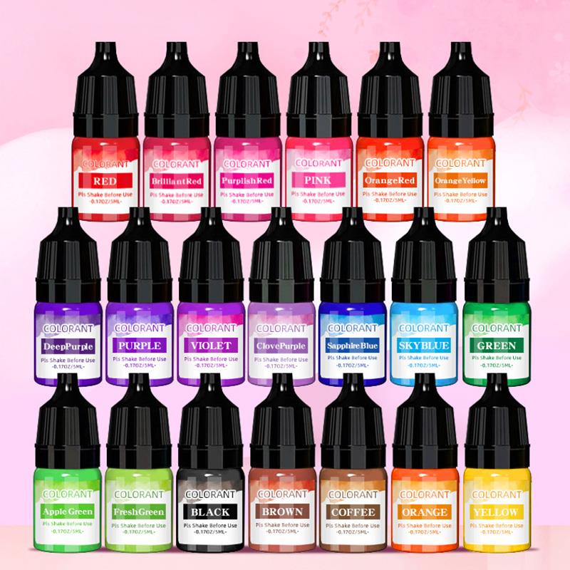 Soy Wax Pillar Blend - 5ml/Bottle Candle Wax Pigment Colorant Non-Toxic