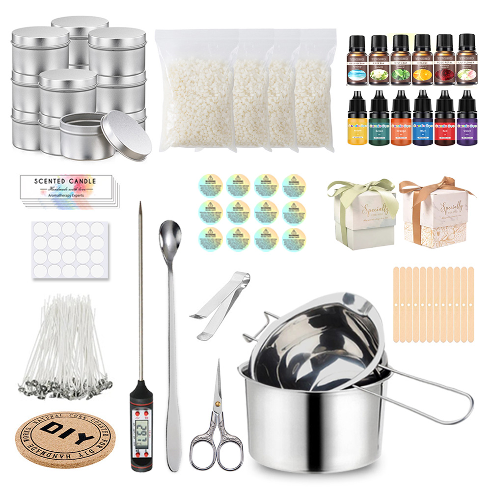 Candle Making Kit For Kids - Candle Making Kit Pouring Pot Wicks