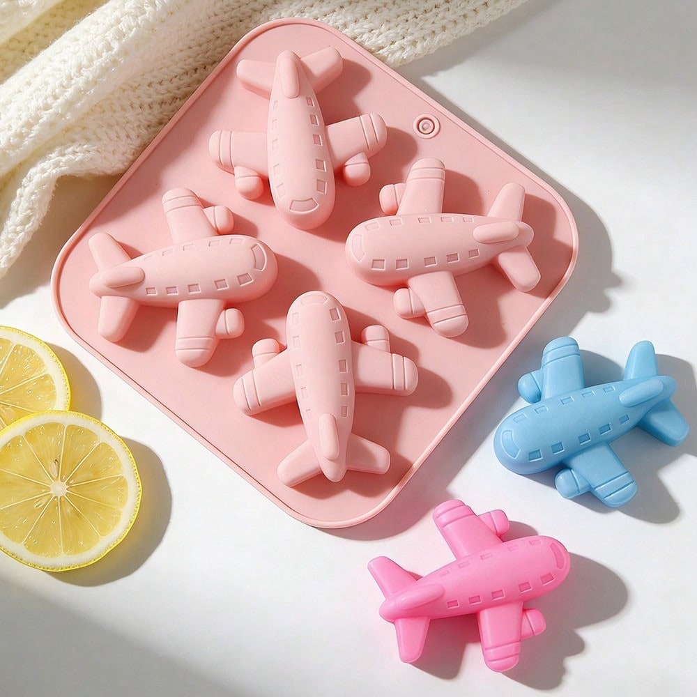 4 Cavity Airplane Silicone Mol - đánh giá và giá Candle Making Business