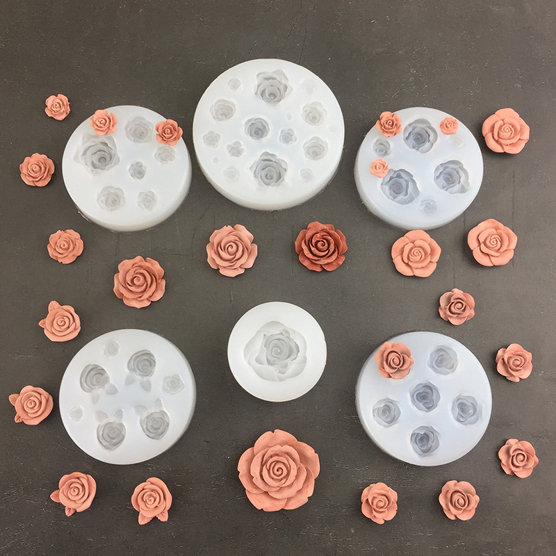 3D Rose Flower Shape Leaf Sili - đánh giá và giá Candle Making Business