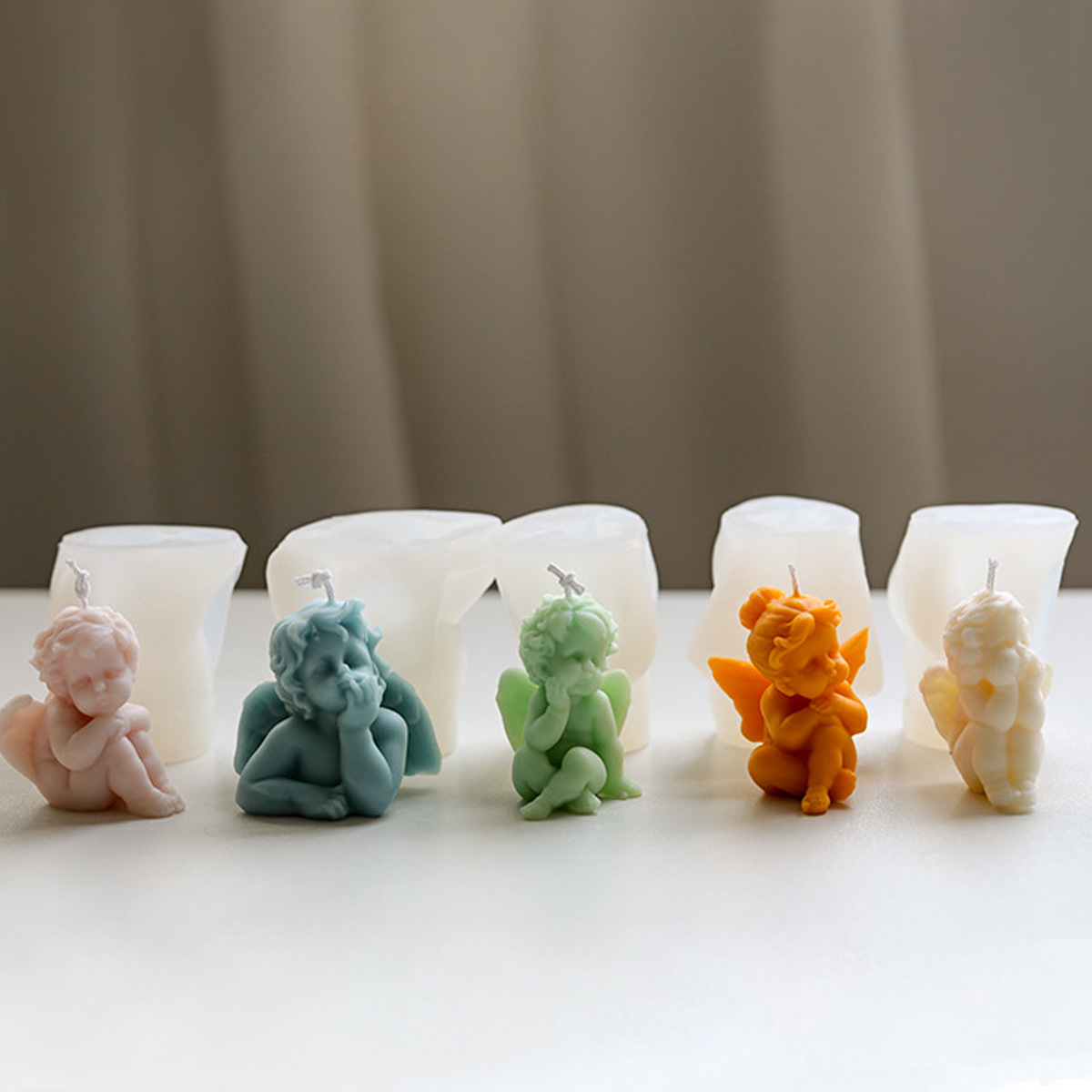 3D Lovely Angel Kids Candle Si - đánh giá và giá Candle Making For Kids