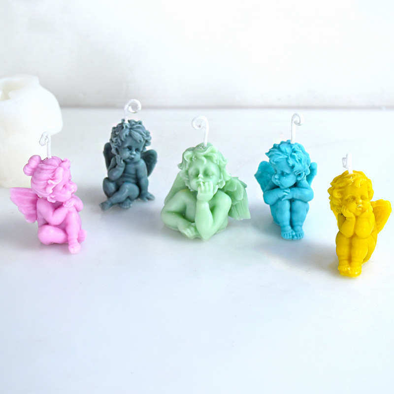 3D Lovely Angel Kids Candle Si - đánh giá và giá Candle Making For Kids