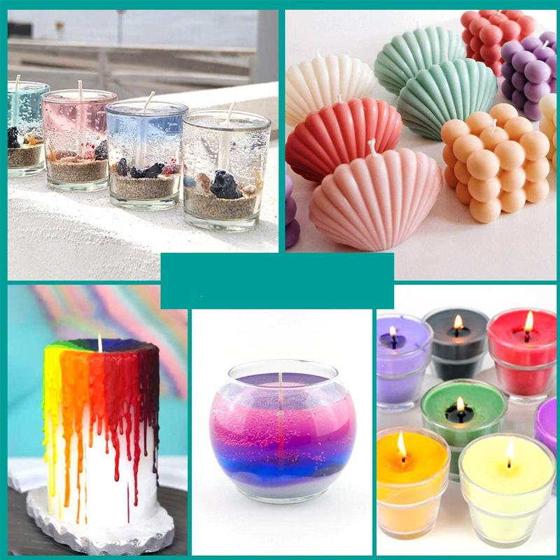 10ml/Bottle Candle Wax Pigment - đánh giá và giá Soy Wax Pillar Blend