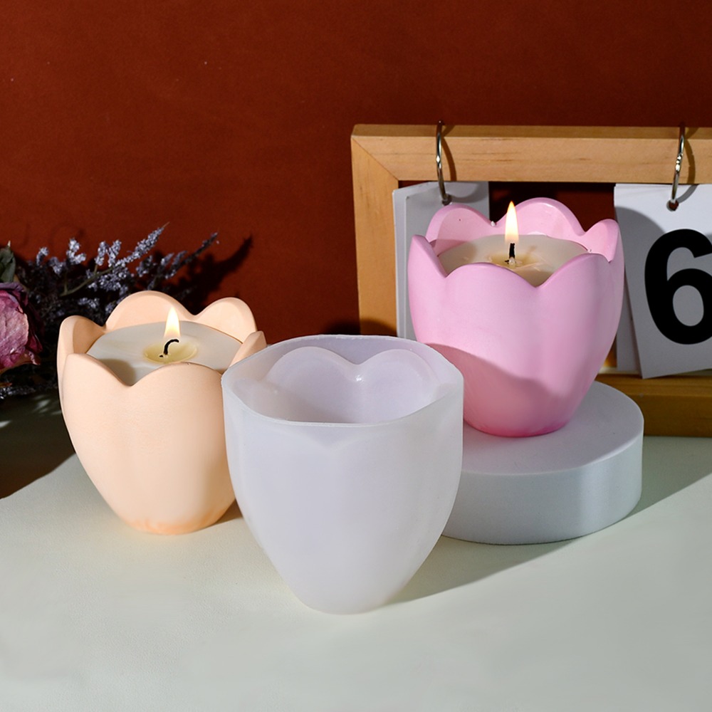 Tulip Candle Holder Silicone M - đánh giá và giá Candle Making Tips