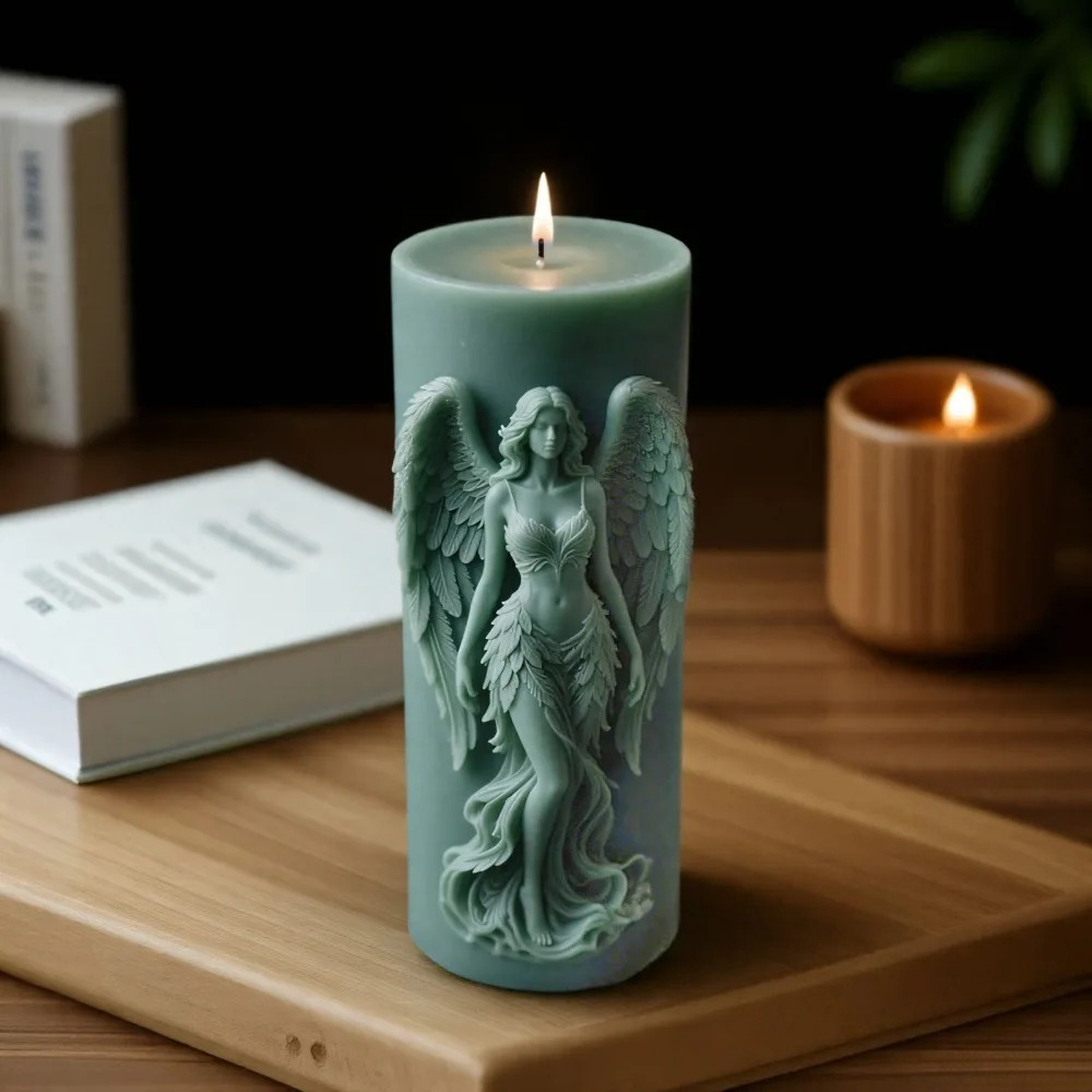 Wings Goddess Scented Silicone - đánh giá và giá Candle Making Tips