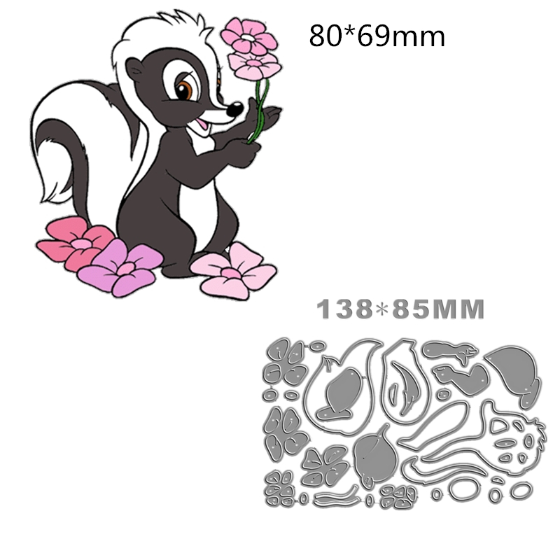 New Cartoon Skunk Girls Metal  - đánh giá và giá Candle Making For Kids