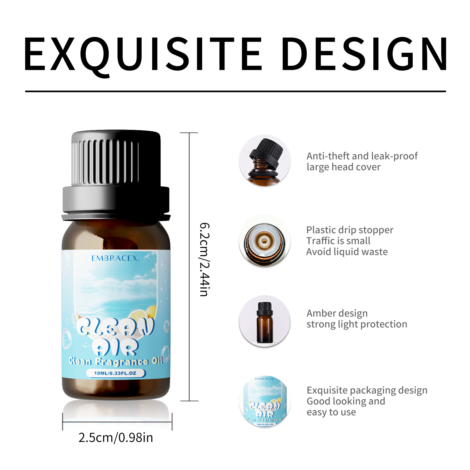 10ml Clean Air Essential Oil L - đánh giá và giá Candle Making Oils