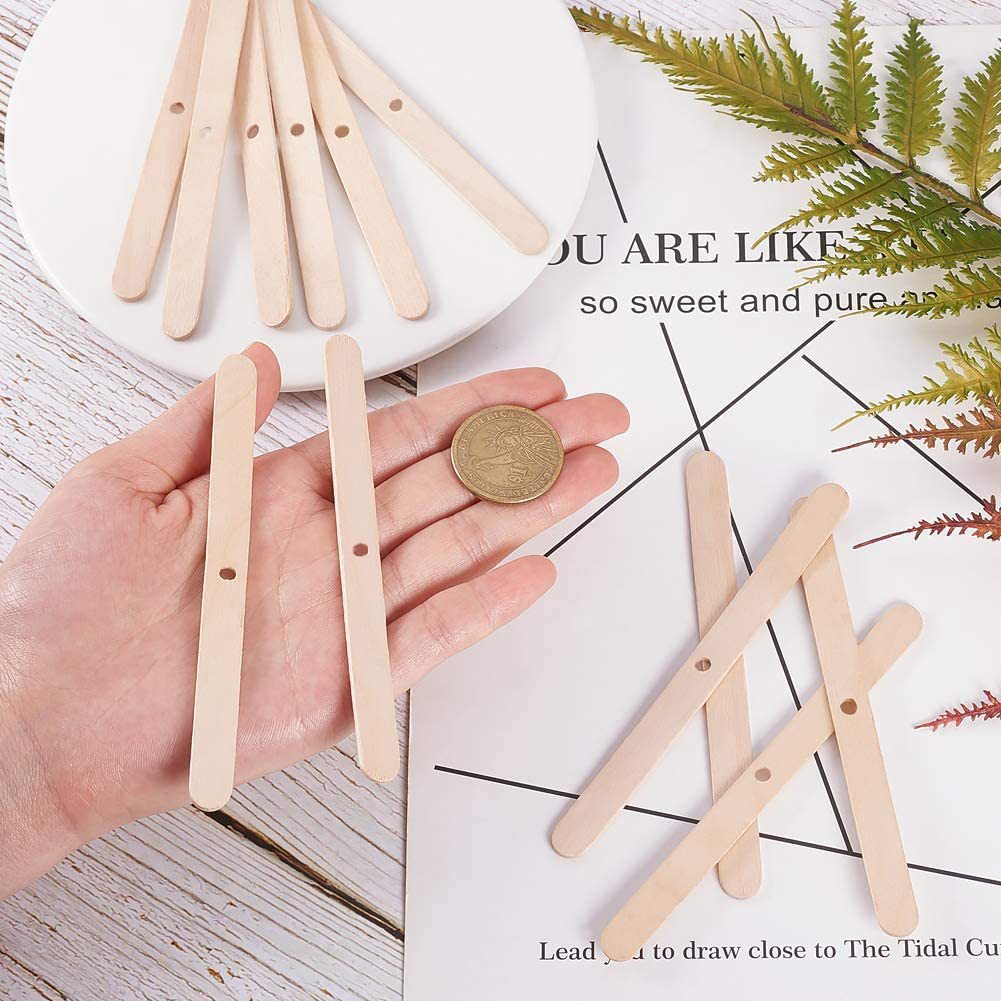 50pcs Wooden Wax Core Holder S - đánh giá và giá Soy Wax Pillar Blend