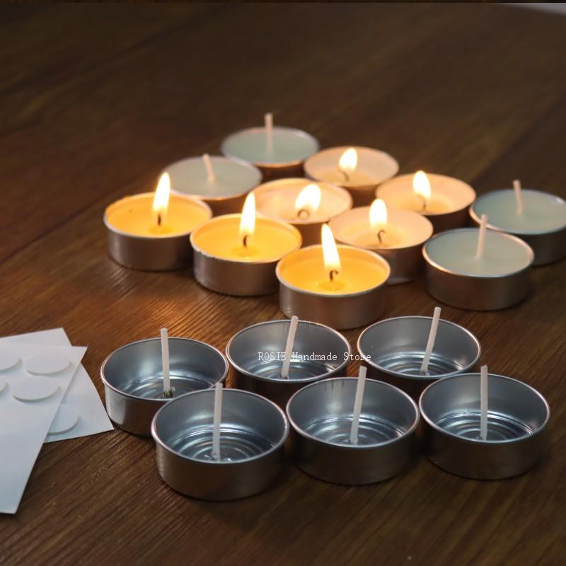 Empty Tea Wax Circular Aluminu - đánh giá và giá Candle Making Tips