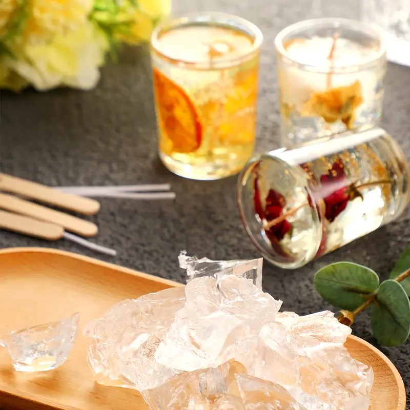 Transparent Crystal Wax, Jelly - đánh giá và giá Candle Making Tips