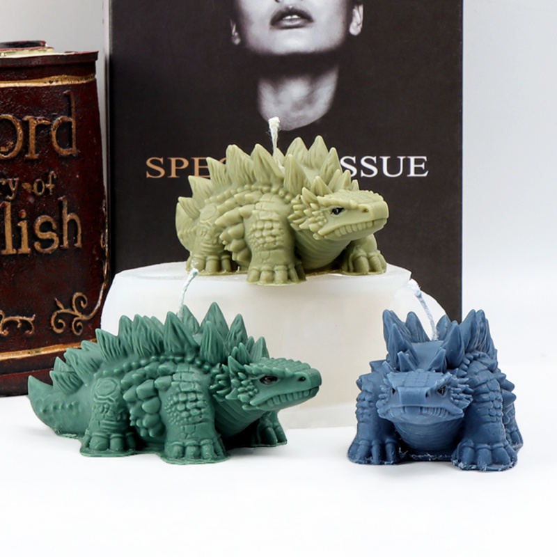 3D Spiked Dinosaur Silicone Ca - đánh giá và giá Candle Making For Kids
