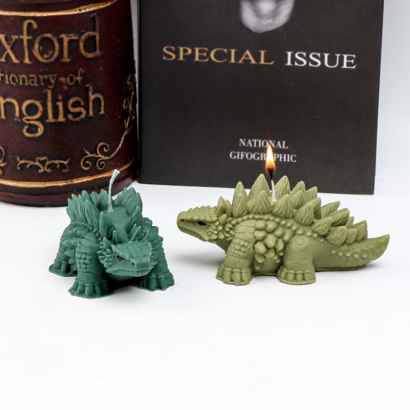3D Spiked Dinosaur Silicone Ca - đánh giá và giá Candle Making For Kids