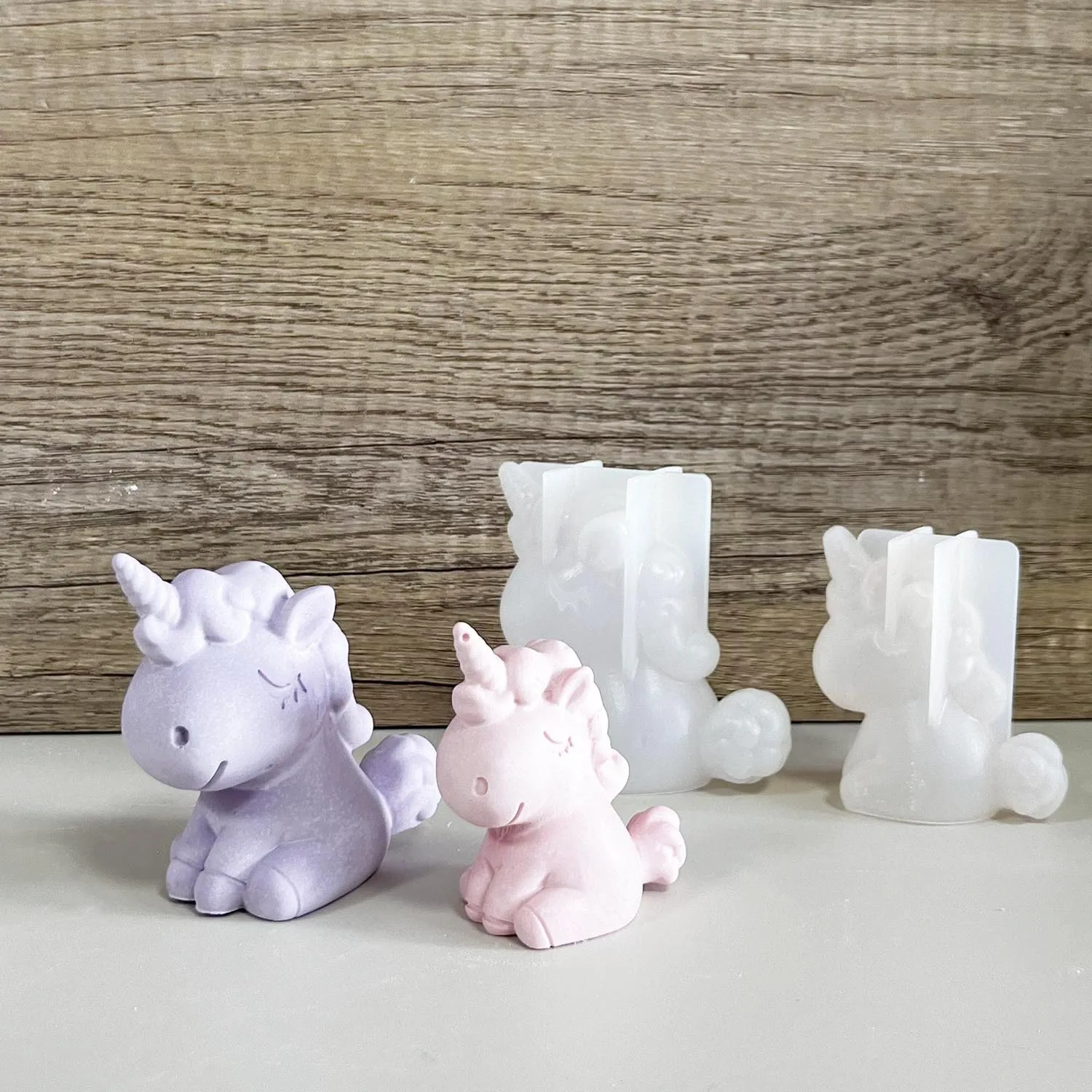 3D Geometric Silicone Unicorn  - đánh giá và giá Candle Making Business