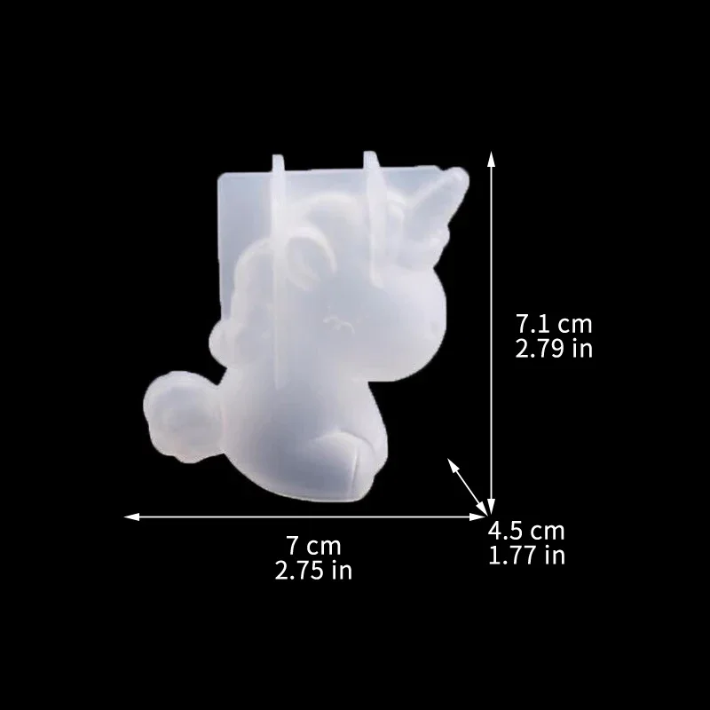 3D Geometric Silicone Unicorn  - đánh giá và giá Candle Making Business