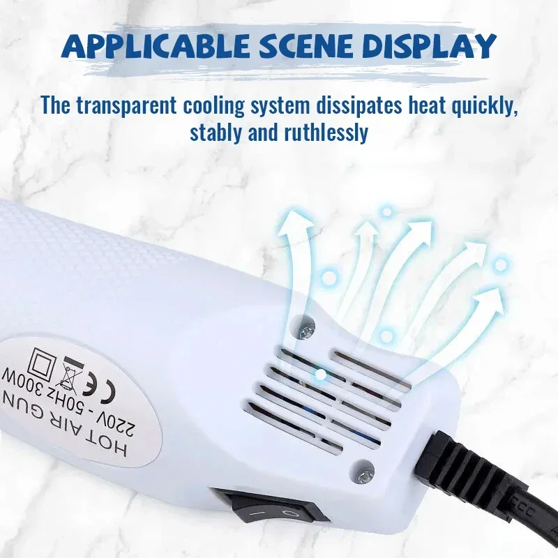 Hot Air Gun 300W 220V Ligthwei - đánh giá và giá Heat Gun Embossing