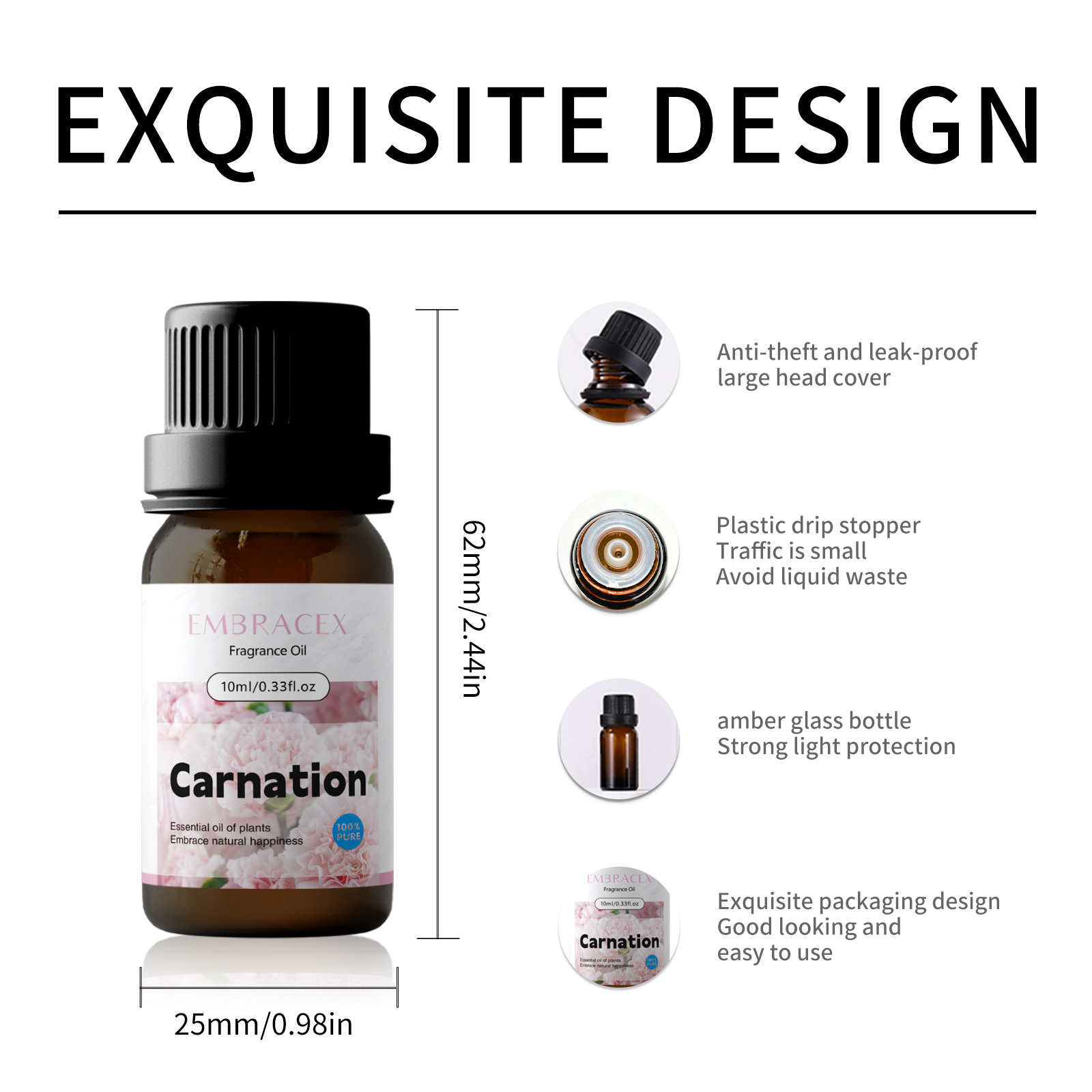 10ml Carnation Essential Oil F - đánh giá và giá Candle Making Oils