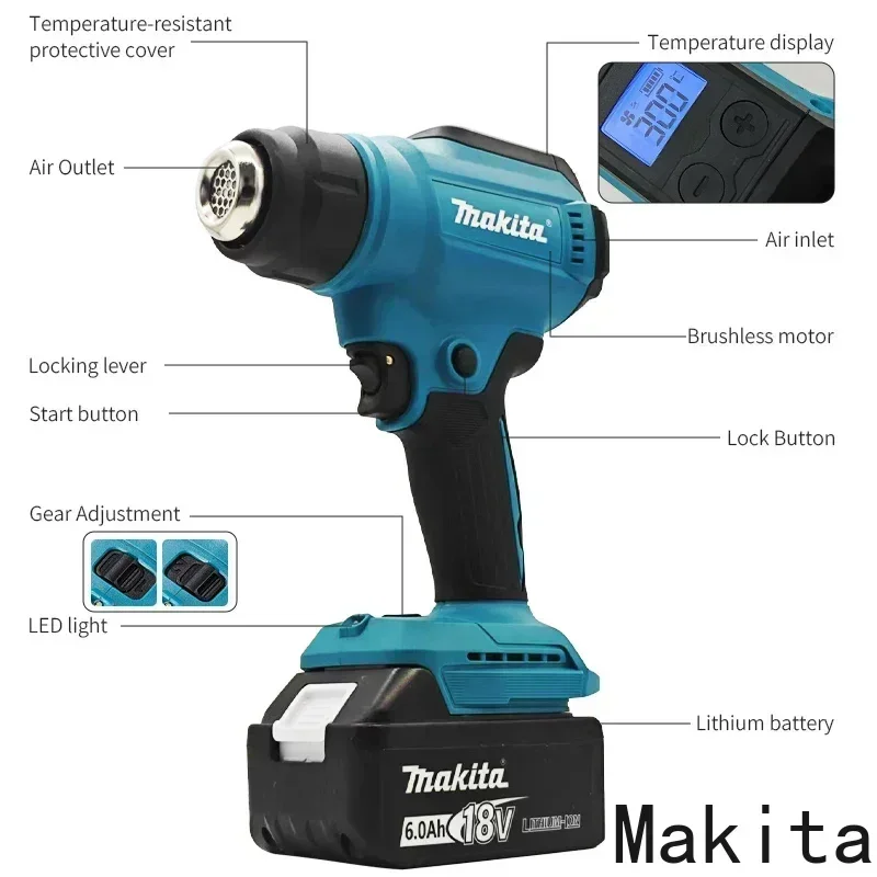 Makita 550°C Temperature Contr - đánh giá và giá Heat Gun Embossing