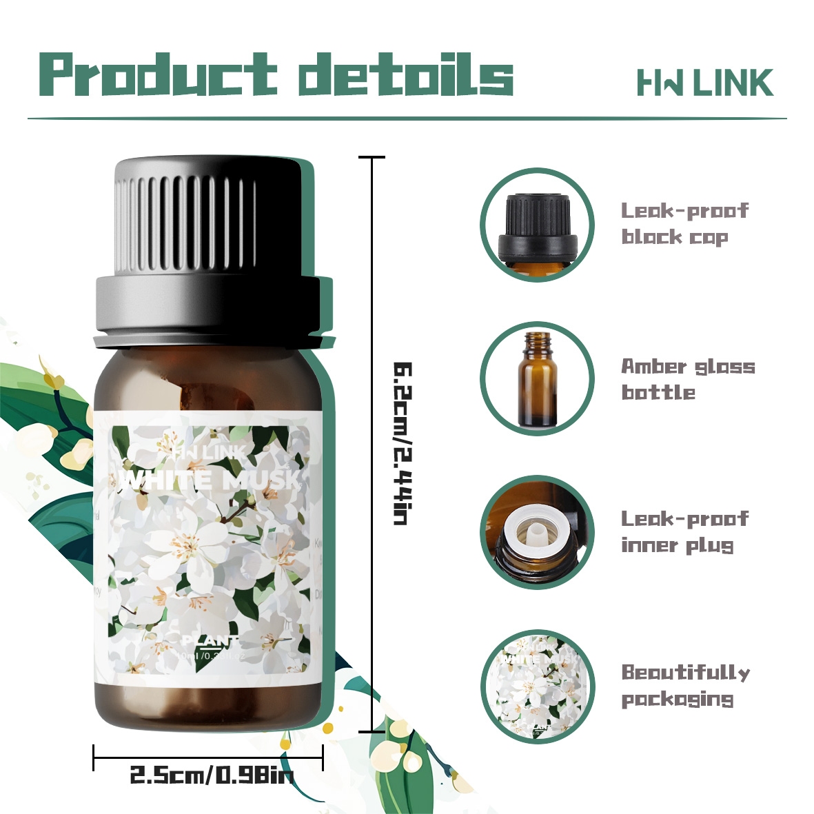 White Musk Essential Oils 10ml - đánh giá và giá Candle Making Oils