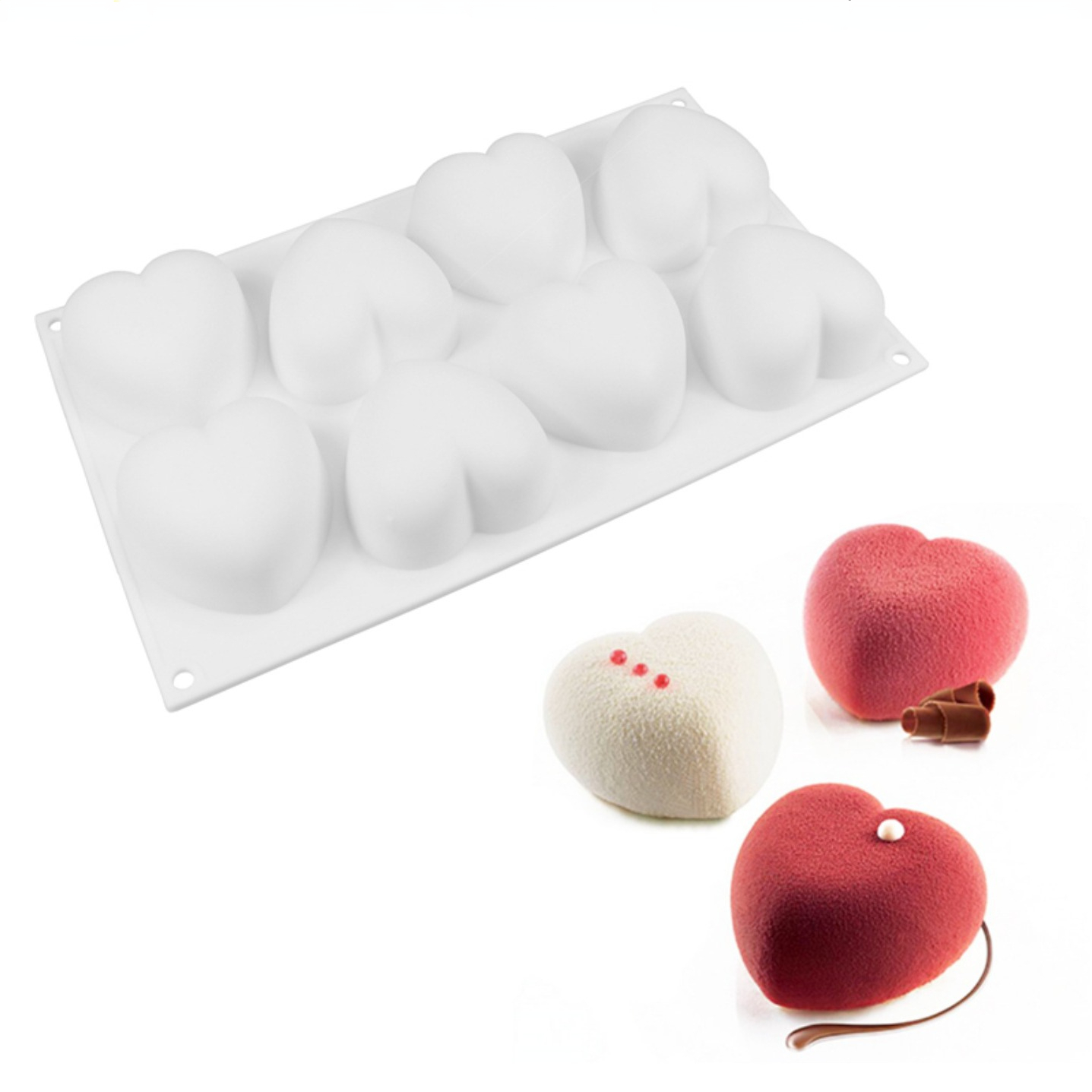 Love Heart Silicone Soap Mold  - đánh giá và giá Candle Making Business