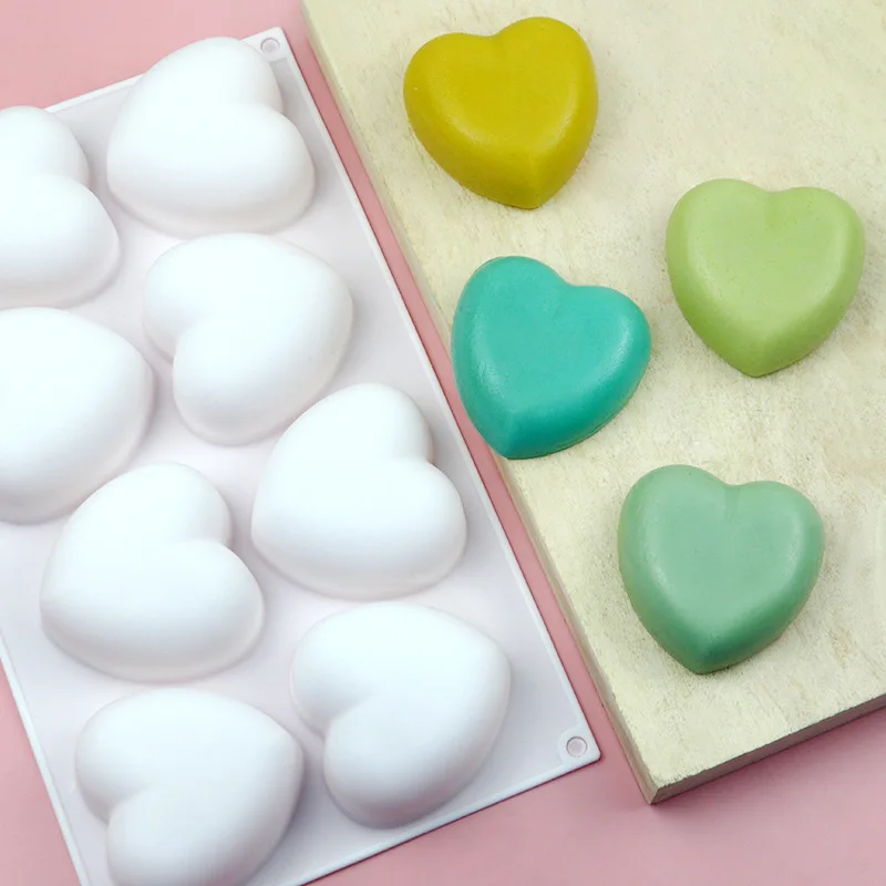 Love Heart Silicone Soap Mold  - đánh giá và giá Candle Making Business