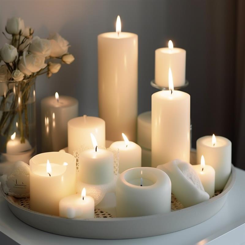 50/100Pcs Waxed Cotton Candle  - đánh giá và giá Soy Wax Pillar Blend