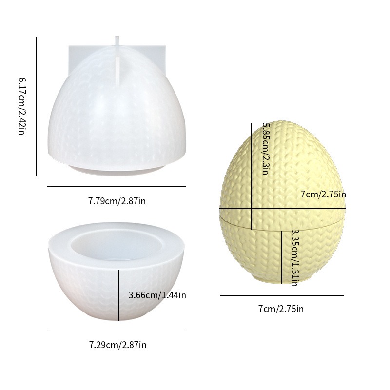 DIY Knitting Yarn Egg Shaped O - đánh giá và giá Candle Making Yarn