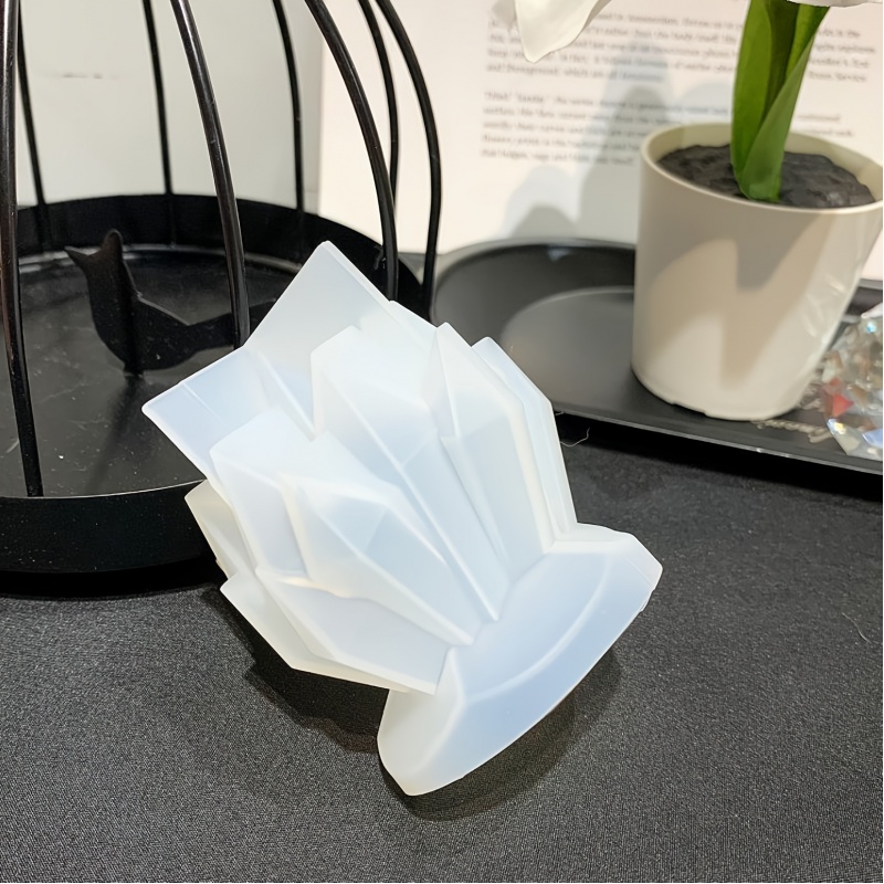 1pcCrystal Cluster Decorative  - đánh giá và giá Candle Mold Silicone