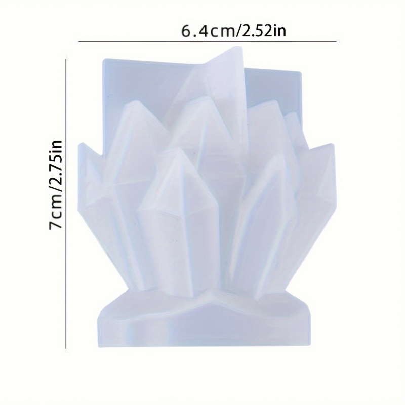 1pcCrystal Cluster Decorative  - đánh giá và giá Candle Mold Silicone