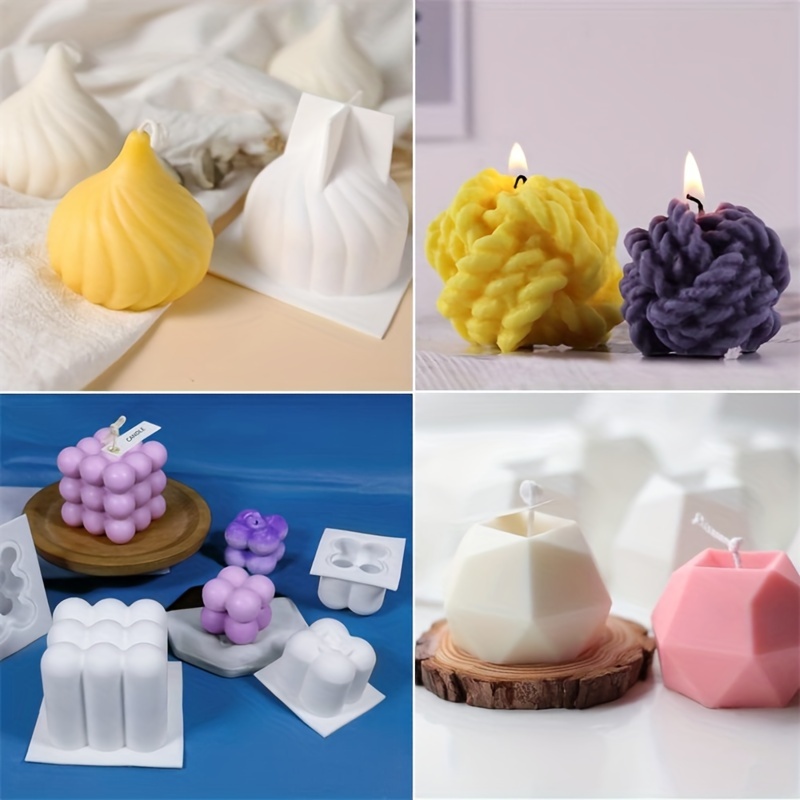 6pcs silicone candle mold set  - đánh giá và giá Candle Making Yarn