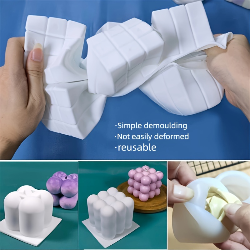 6pcs silicone candle mold set  - đánh giá và giá Candle Making Yarn