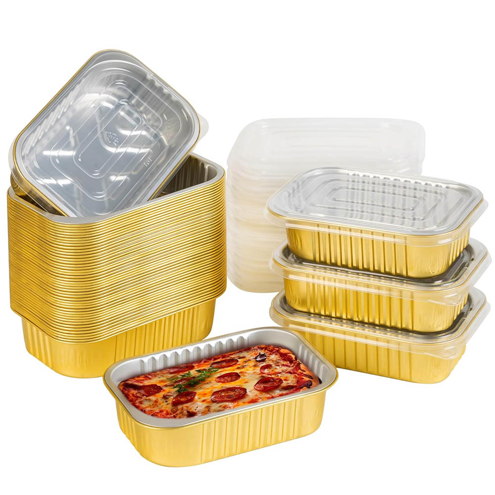 Small Aluminum Pans with Lids  - đánh giá và giá Tin Container Lid