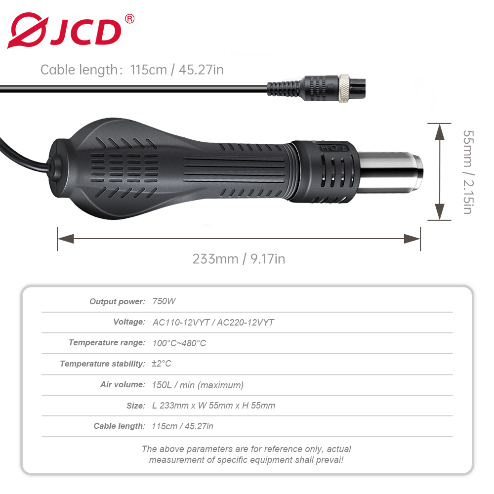 JCD Không Khí Nóng Súng Bộ Hàn - đánh giá và giá Heat Gun Embossing
