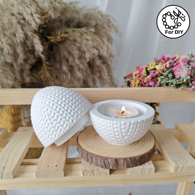 DIY Knitting Yarn Egg Shaped O - đánh giá và giá Candle Making Yarn