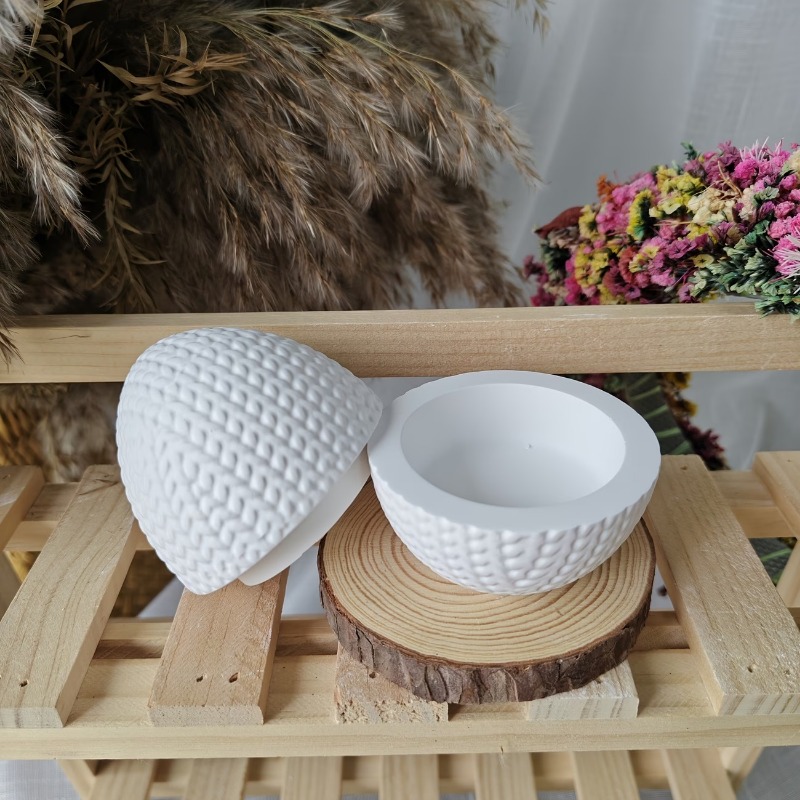 DIY Knitting Yarn Egg Shaped O - đánh giá và giá Candle Making Yarn