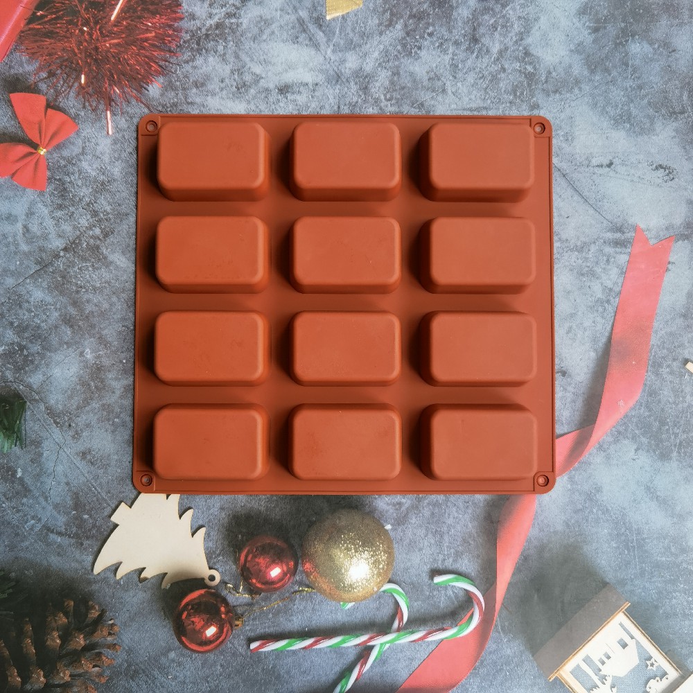 12 Cavity Square Silicone Soap - đánh giá và giá Candle Making Tips