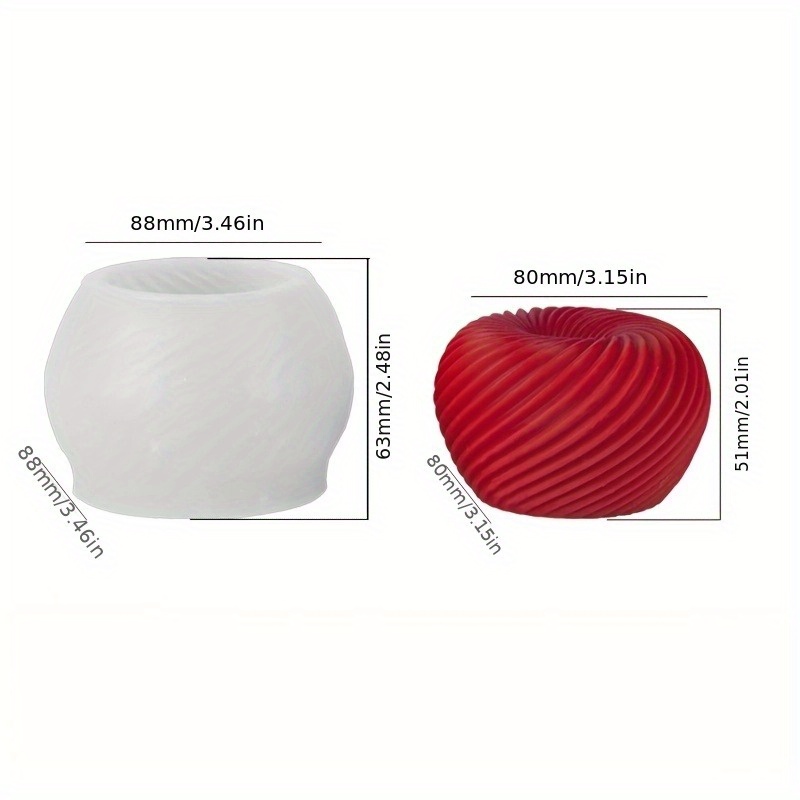 A trendy red apple silicone mo - đánh giá và giá Candle Mold Silicone