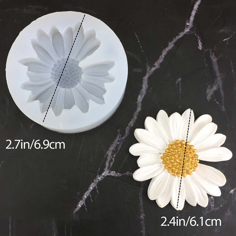 DIY Candle Silicone Mold Daisy - đánh giá và giá Candle Making Tips