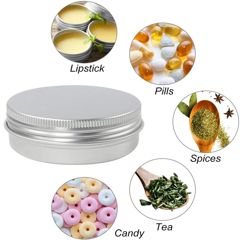 10Pcs Empty 5g-60g Round Alumi - đánh giá và giá Tin Container Lid