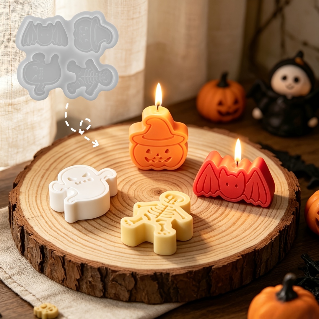 4-cavity silicone resin mold s - đánh giá và giá Candle Mold Silicone