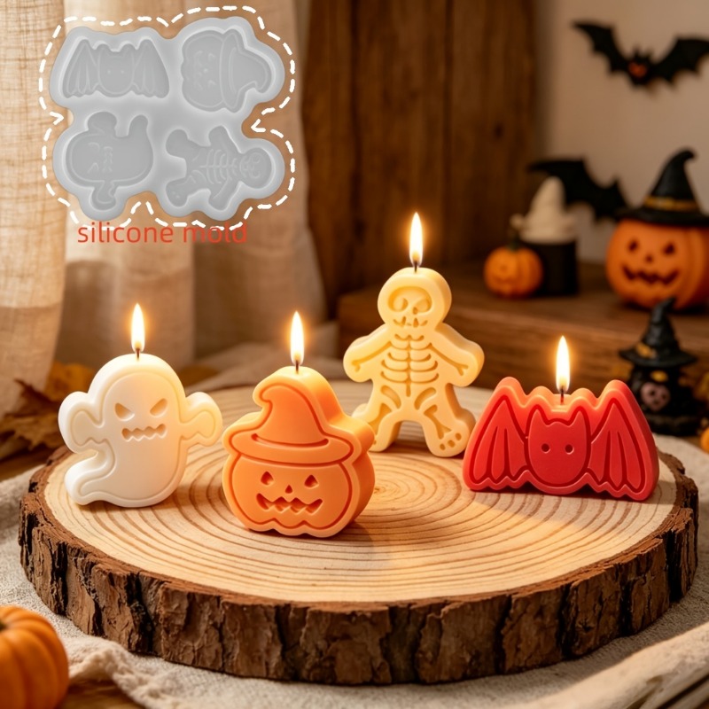 4-cavity silicone resin mold s - đánh giá và giá Candle Mold Silicone