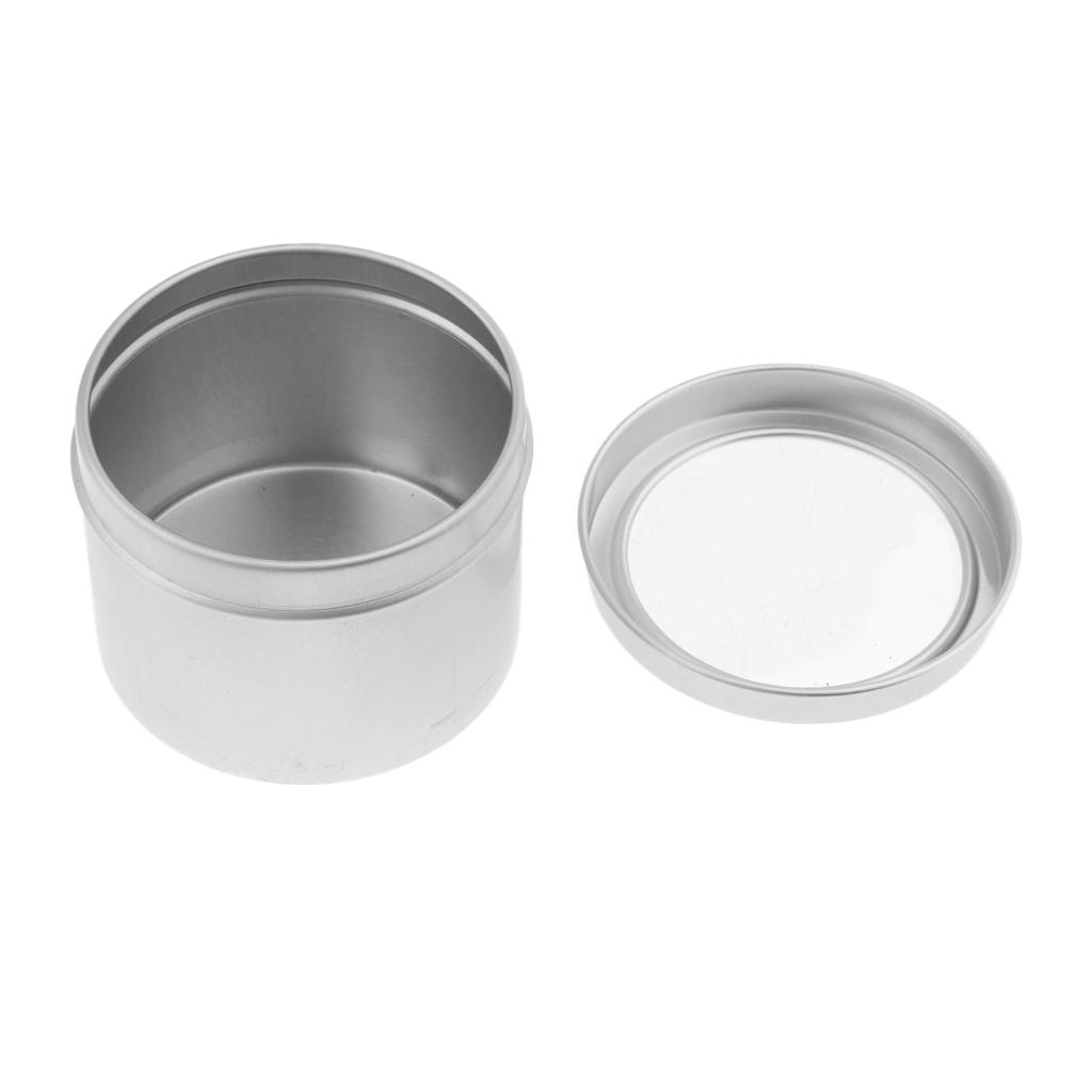 Empty Cosmetic Jars Aluminum T - đánh giá và giá Tin Container Lid