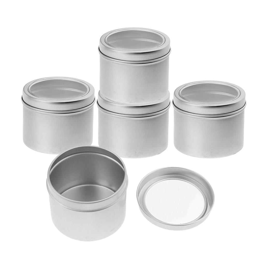 Empty Cosmetic Jars Aluminum T - đánh giá và giá Tin Container Lid