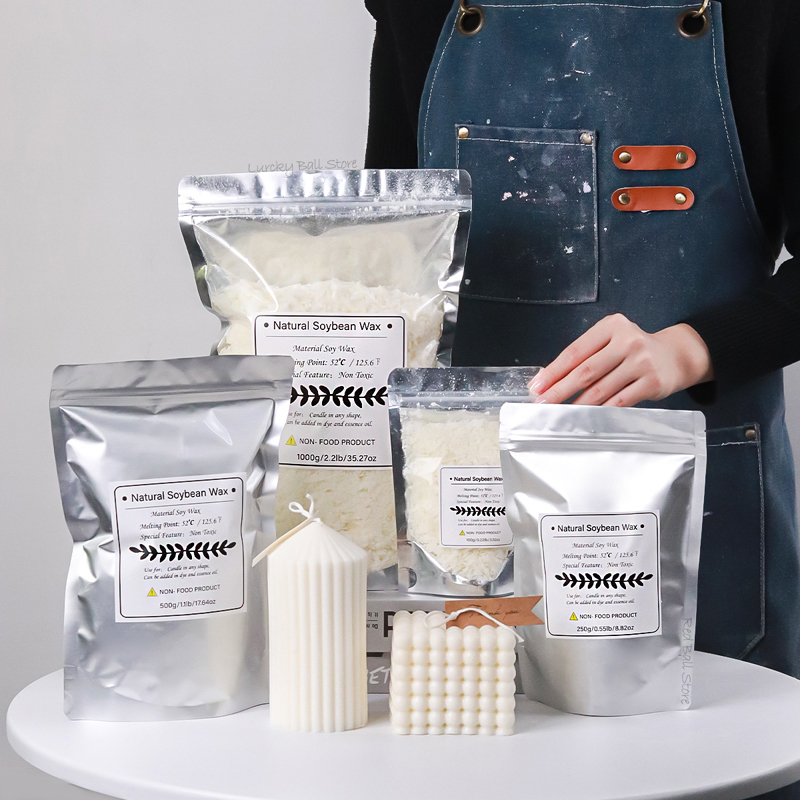 2026 500g/1kg Natural Soy Wax  - đánh giá và giá Soy Wax Pillar Blend